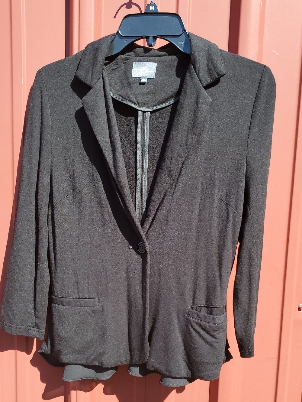 Market & Spruce Black Single-Button Women's Blazer XS